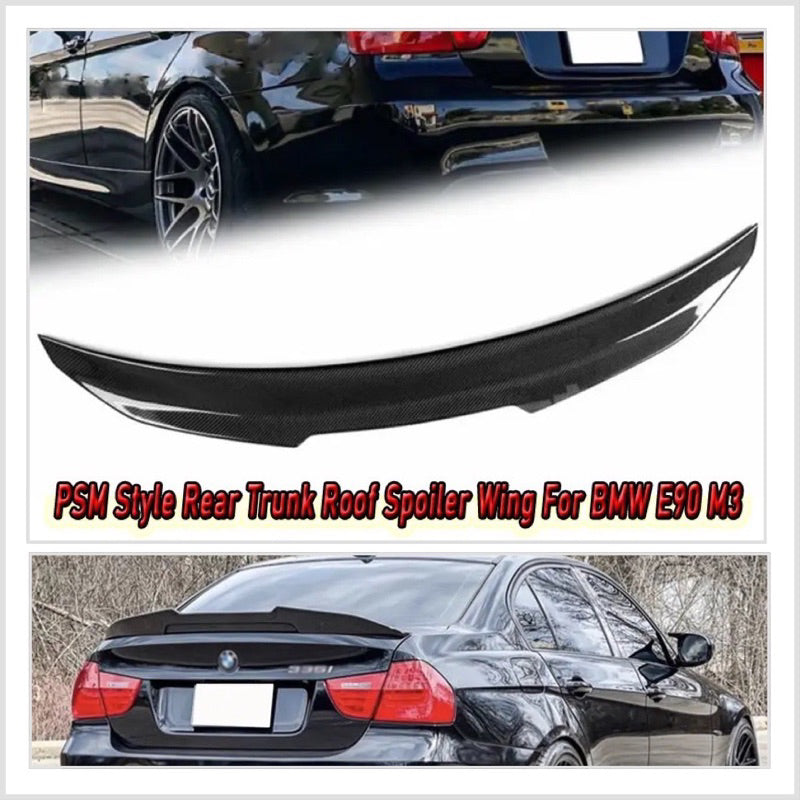 Bmw E90 PSM spoiler gloss black