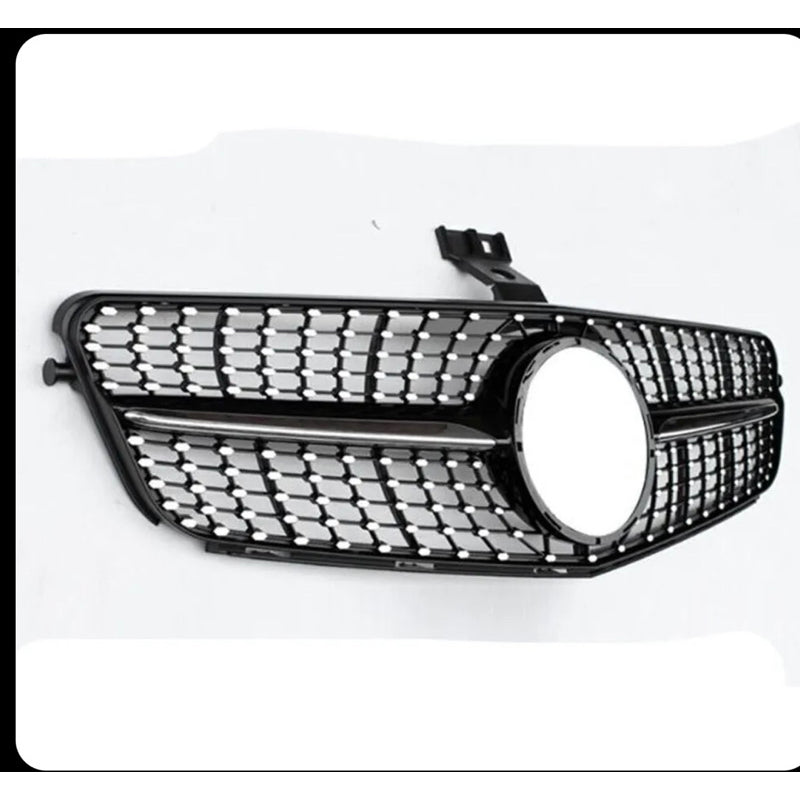 W204 C-class diamond grill with logo