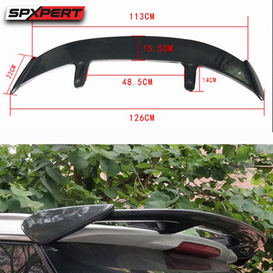 Universal spoiler for hatchback car