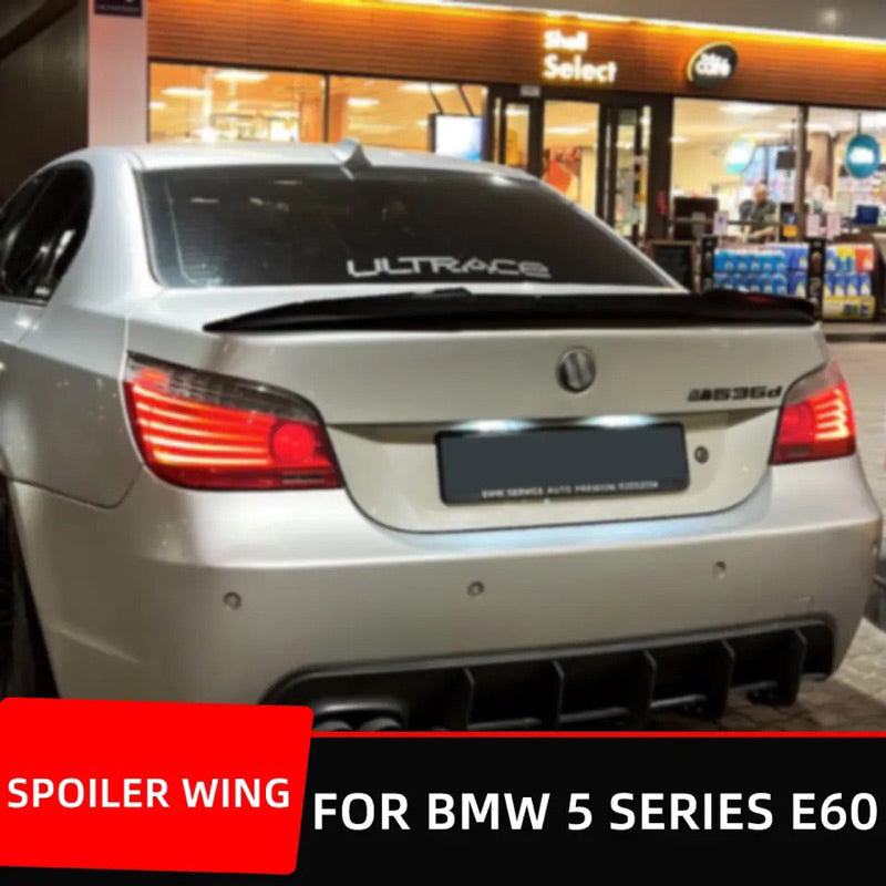 bmw e60 psm spoiler glossy black