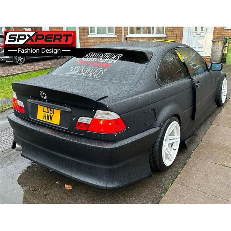 bmw e46 cls spoiler gloss black