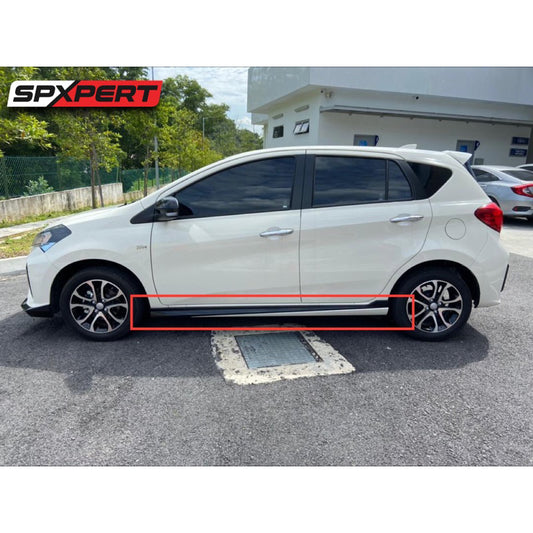 Perodua Myvi 2018-2022 Gear up Side Skirt PP material ( 1 set)